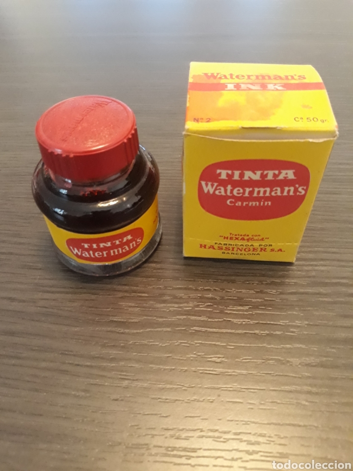 Escriban&iacute;a: Antiguo Tintero WATERMAN N&deg;2 - Foto 1