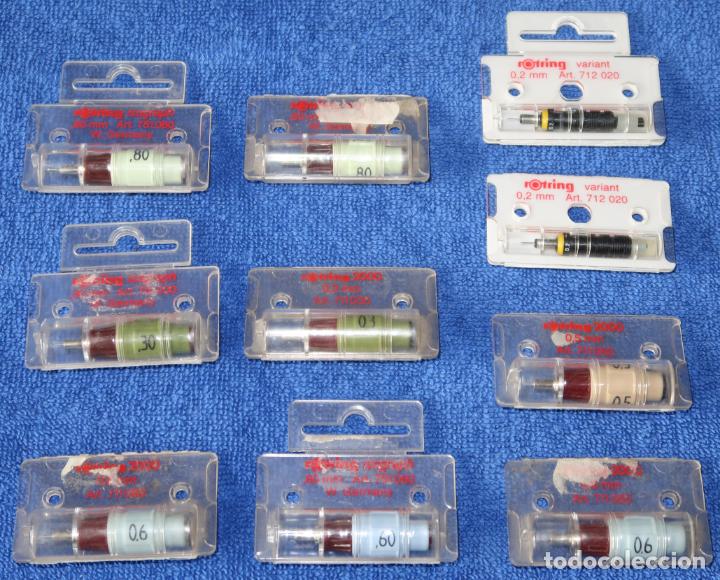 Escriban&iacute;a: Lote de puntas a estrenar - Rotring - Foto 1