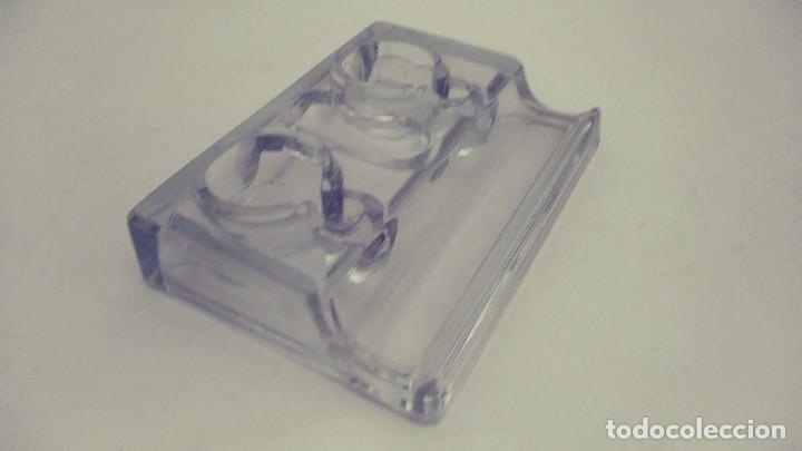 Escriban&iacute;a: tintero doble de cristal - Foto 2