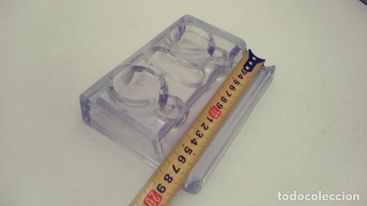 Escriban&iacute;a: tintero doble de cristal - Foto 3