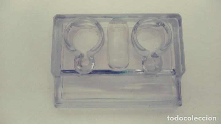 Escriban&iacute;a: tintero doble de cristal - Foto 7