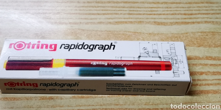 Escriban&iacute;a: Rotring rapidograph 0,4mm - Foto 1