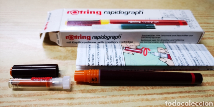 Escriban&iacute;a: Rotring rapidograph 0,4mm - Foto 2