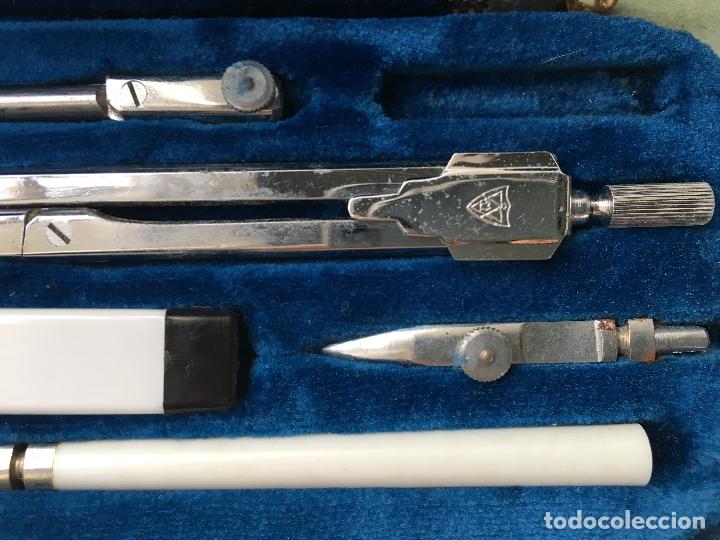 Escriban&iacute;a: ANTIGUO ESTUCHE DE COMPASE DE LA MARCA TECNICO - Foto 3