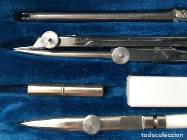 Escriban&iacute;a: ANTIGUO ESTUCHE DE COMPASE DE LA MARCA TECNICO - Foto 4