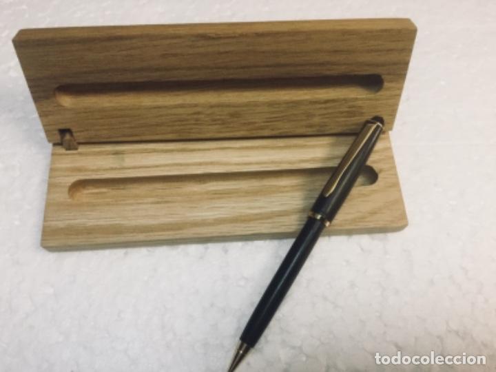 Escriban&iacute;a: Portaminas en madera de ra&iacute;z. NUEVO - Foto 2