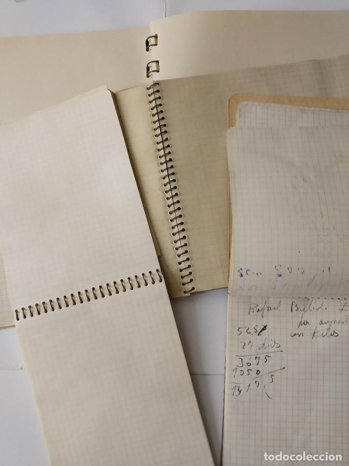 Escriban&iacute;a: 4 CUADERNOS DE MUELLE SPIRAX, LANZA E INTEGRAL. LIBRETAS. - Foto 2