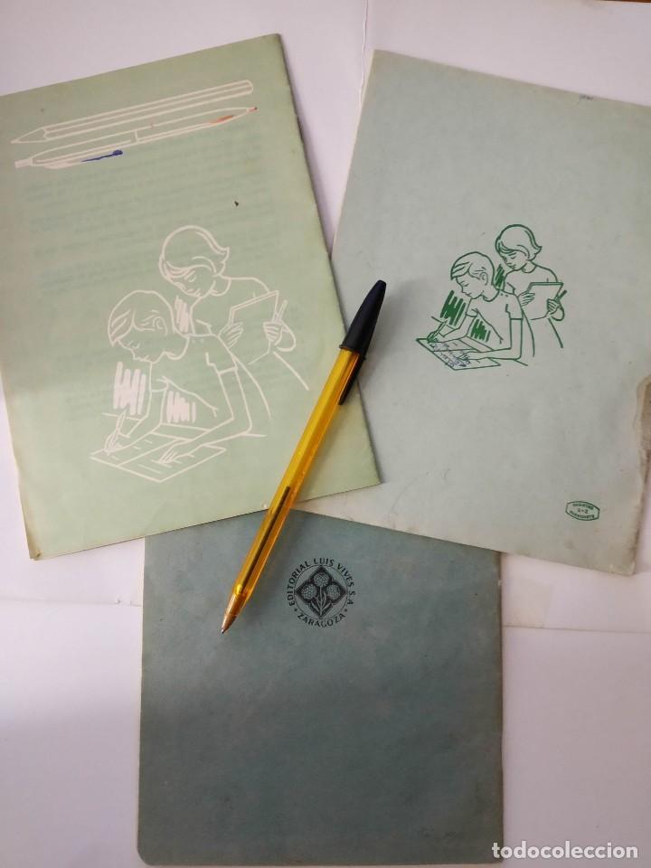 Escriban&iacute;a: 3 ANTIGUOS CUADERNOS LIBRETAS EDELVIVES. - Foto 3