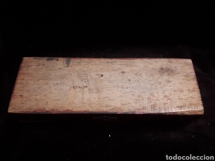 Escriban&iacute;a: Antiguo plumier estuche madera - Foto 4