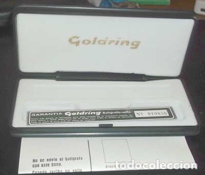 Escriban&iacute;a: ESTUCHE VAC&Iacute;O DE BOL&Iacute;GRAFO GOLDRING - Foto 2