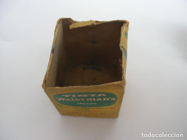 Escriban&iacute;a: Tinta Watermans verde ( vac&iacute;o ) - Foto 4