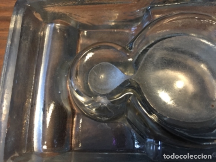 Escriban&iacute;a: Tintero antiguo cristal. - Foto 3