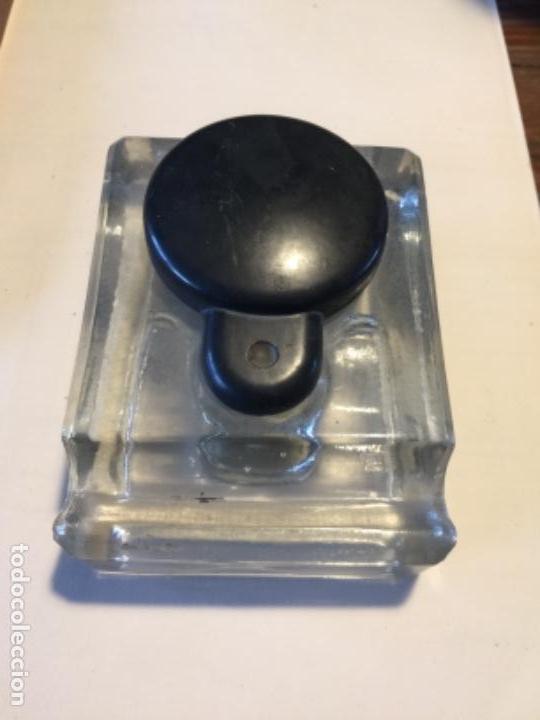 Escriban&iacute;a: Tintero antiguo cristal. - Foto 1