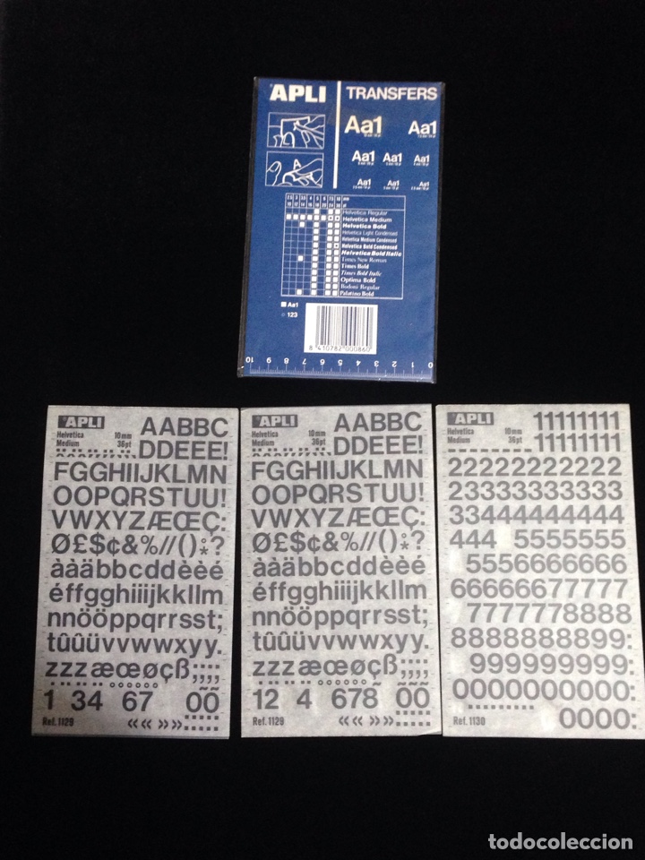 Escriban&iacute;a: Numeros y letras transfer marca Apli,3 hojas. - Foto 1