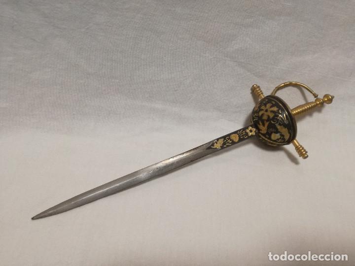 Escriban&iacute;a: ESPADA ABRECARTAS ROPERA - FABRICADA EN METAL - Foto 2