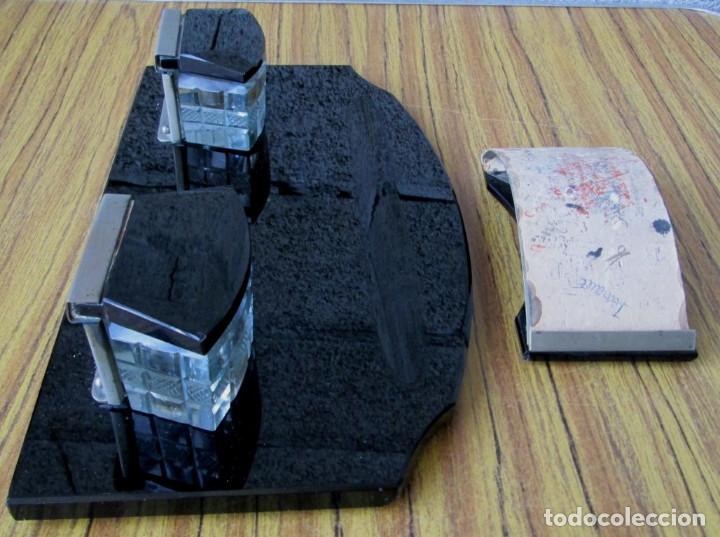 Escriban&iacute;a: ESCRIBANIA CON SECANTE - De cristal - Foto 3