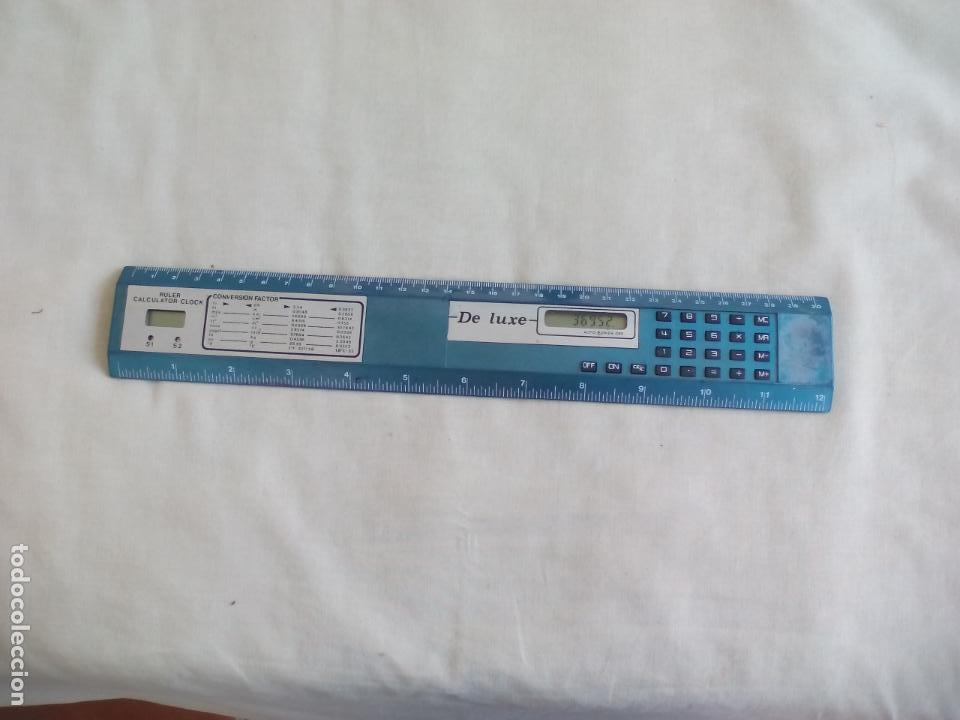 Escriban&iacute;a: REGLA CON CON CALCULADORA. DE LUXE, RULER CALCULATOR - Foto 1