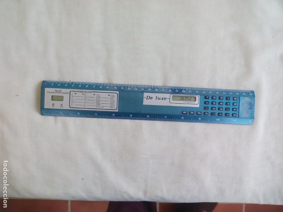 Escriban&iacute;a: REGLA CON CON CALCULADORA. DE LUXE, RULER CALCULATOR - Foto 2