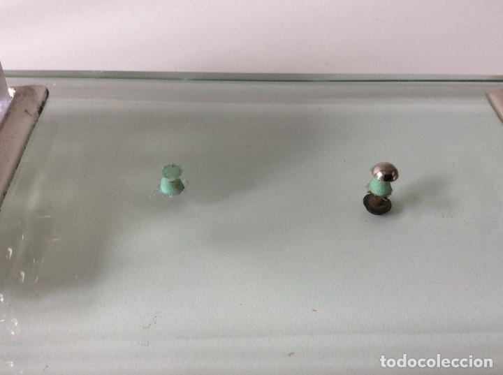 Escriban&iacute;a: ESCRIBAN&Iacute;A DOS TINTEROS CRISTAL PRENSADO. - Foto 4