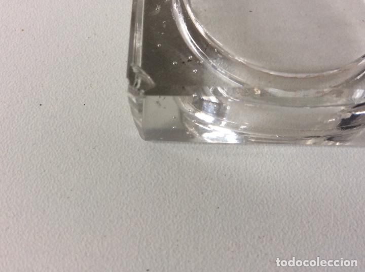 Escriban&iacute;a: ESCRIBAN&Iacute;A DOS TINTEROS CRISTAL PRENSADO. - Foto 8