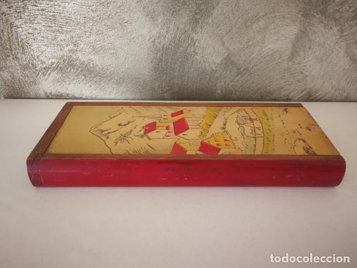 Escriban&iacute;a: ANTIGUO PLUMIER DE MADERA - Foto 2