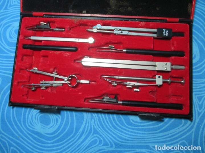 Escriban&iacute;a: CONJUNTO COMPASES KIN, MADE IN CHECOSLOVAQUIA - Foto 4