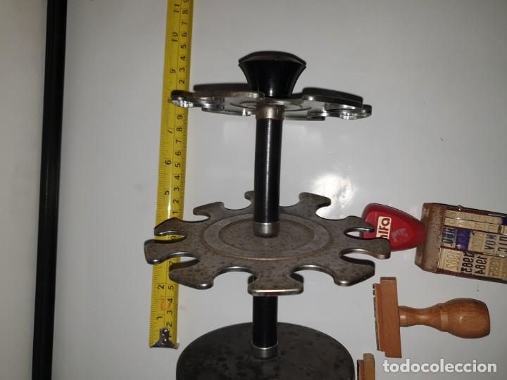 Escriban&iacute;a: PORTATAMPONES GIRATORIO CON SELLOS - Foto 3
