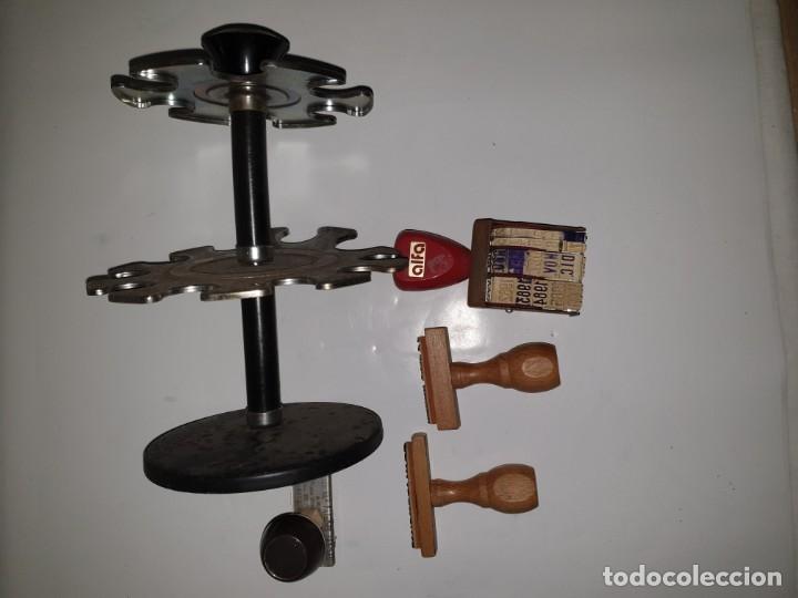 Escriban&iacute;a: PORTATAMPONES GIRATORIO CON SELLOS - Foto 7
