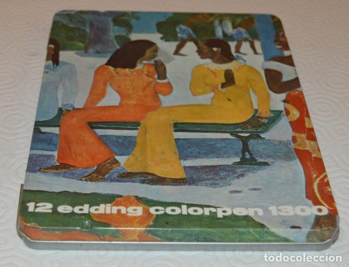 Escriban&iacute;a: CAJA -12 EDDING COLOR PEN - SERIGRAFIA DE CEZANNE - Foto 2