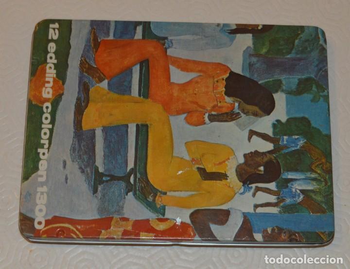 Escriban&iacute;a: CAJA -12 EDDING COLOR PEN - SERIGRAFIA DE CEZANNE - Foto 4