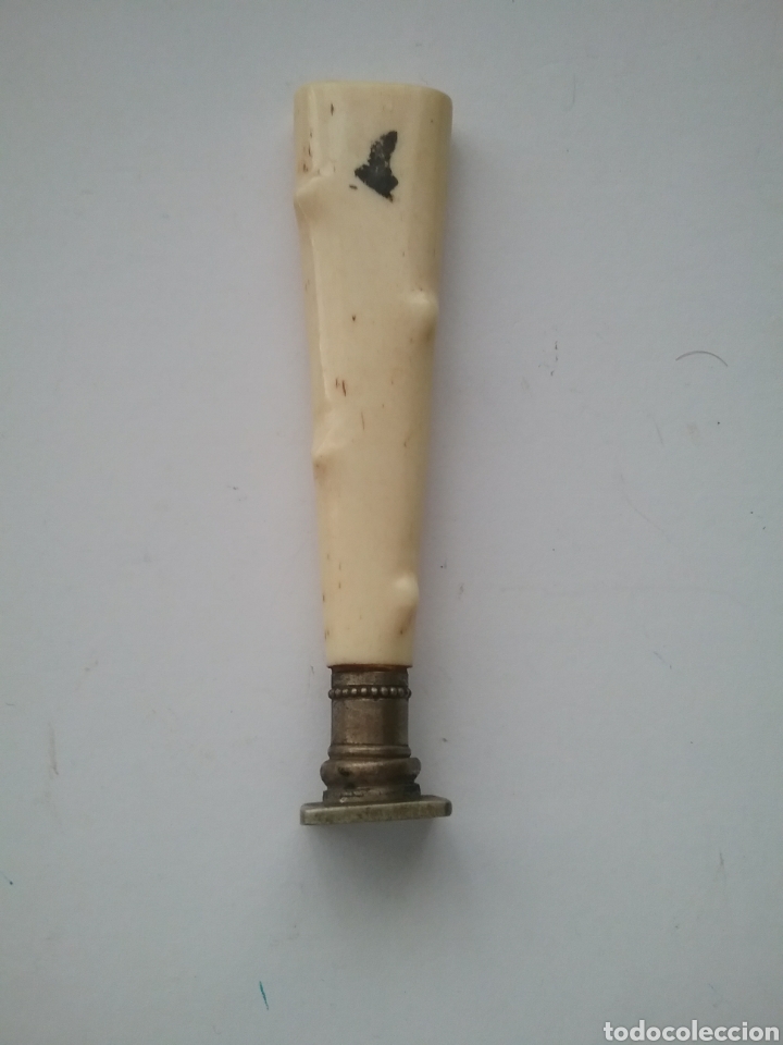 Escriban&iacute;a: Antiguo sello de lacre en hueso. - Foto 1