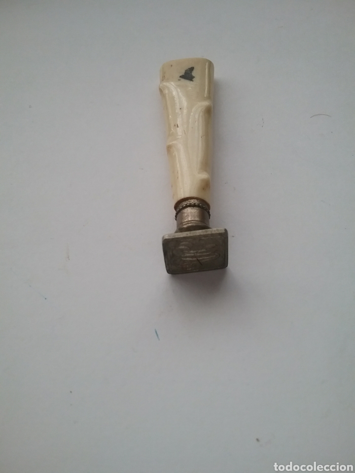 Escriban&iacute;a: Antiguo sello de lacre en hueso. - Foto 2
