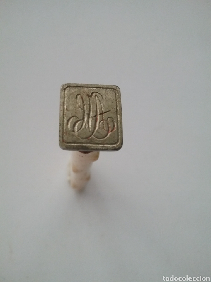 Escriban&iacute;a: Antiguo sello de lacre en hueso. - Foto 3