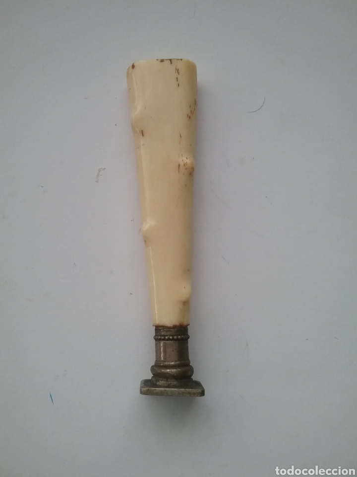 Escriban&iacute;a: Antiguo sello de lacre en hueso. - Foto 4