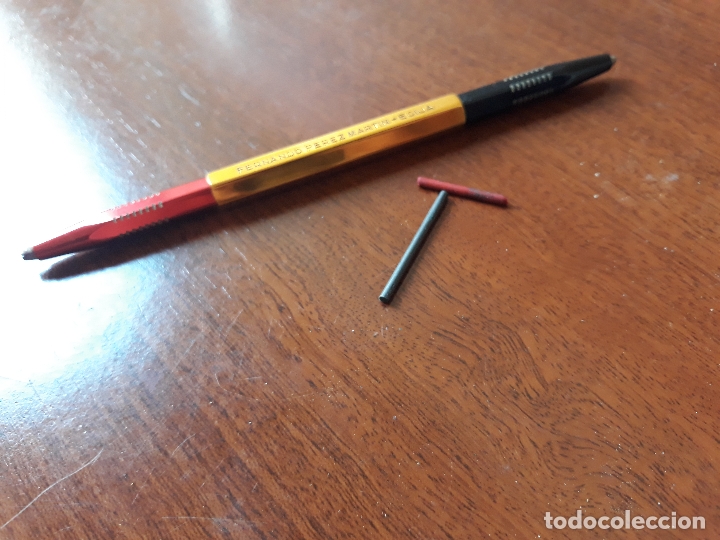 Escriban&iacute;a: Antiguo lapiz portaminas for ever bicolor - Foto 12