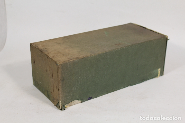 Escriban&iacute;a: fichero de cart&oacute;n verde antiguo - Foto 3