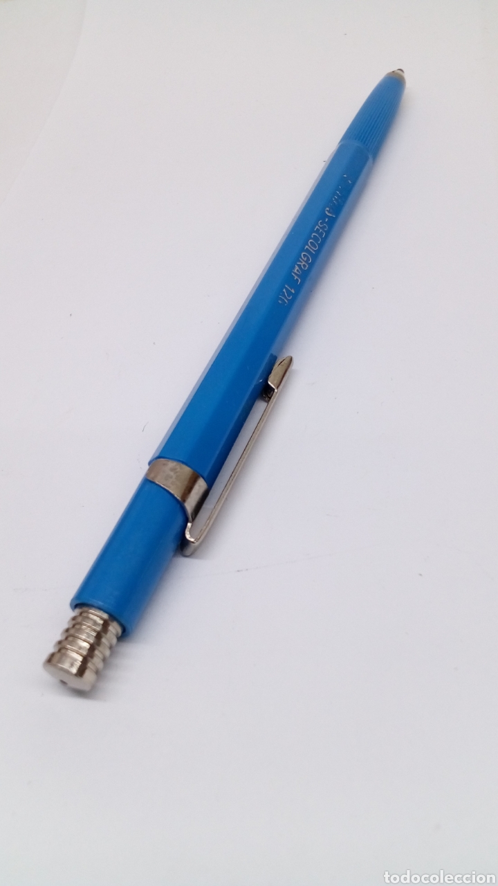 Escriban&iacute;a: Portaminas lacado azul stilus - Foto 2