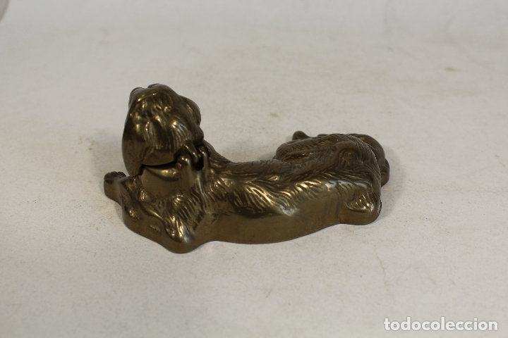 Escriban&iacute;a: tintero perro de bronce - Foto 5