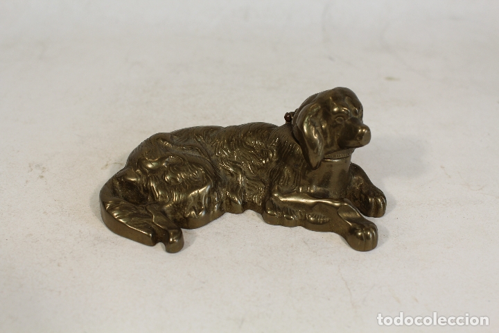 Escriban&iacute;a: tintero perro de bronce - Foto 1