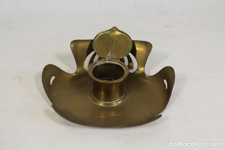 Escriban&iacute;a: tintero de bronce - Foto 3