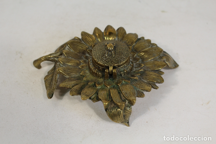 Escriban&iacute;a: girasol tintero de bronce cucaracha - Foto 5