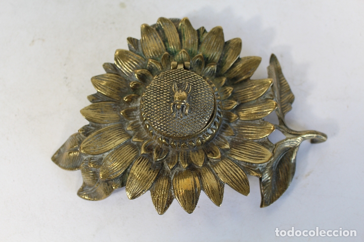 Escriban&iacute;a: girasol tintero de bronce cucaracha - Foto 7