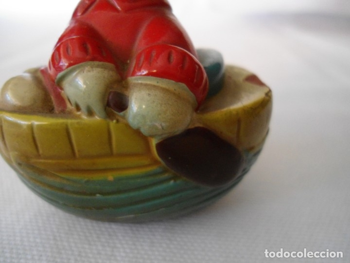 Escriban&iacute;a: ANTIGUO SACAPUNTAS DE BARRO PINTADO - Foto 6