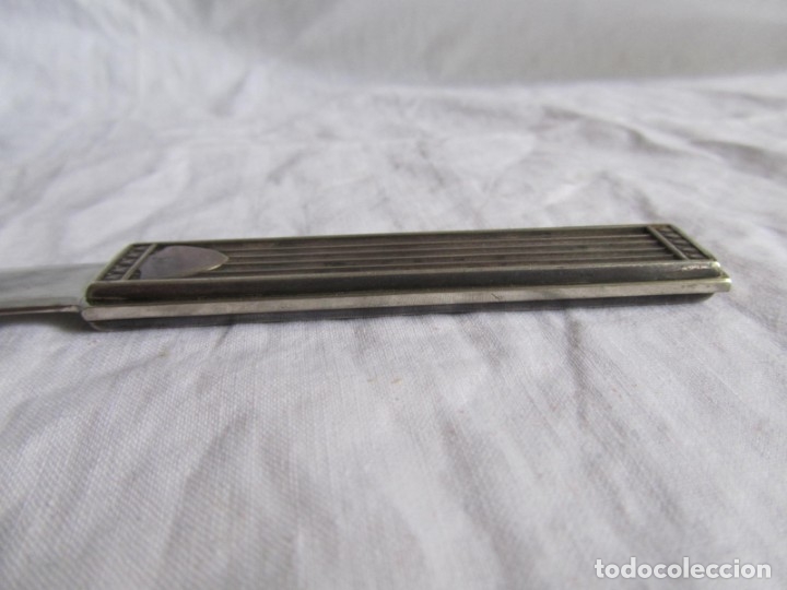 Escriban&iacute;a: Abrecartas con mango de plata contrastada - Foto 7