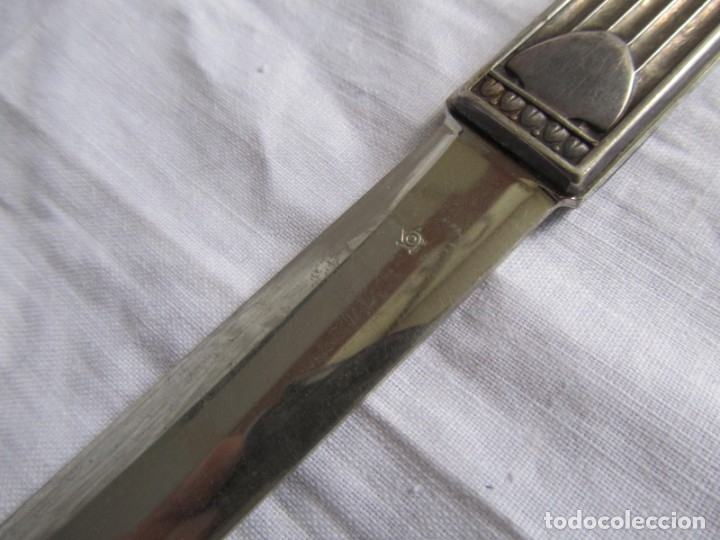 Escriban&iacute;a: Abrecartas con mango de plata contrastada - Foto 9