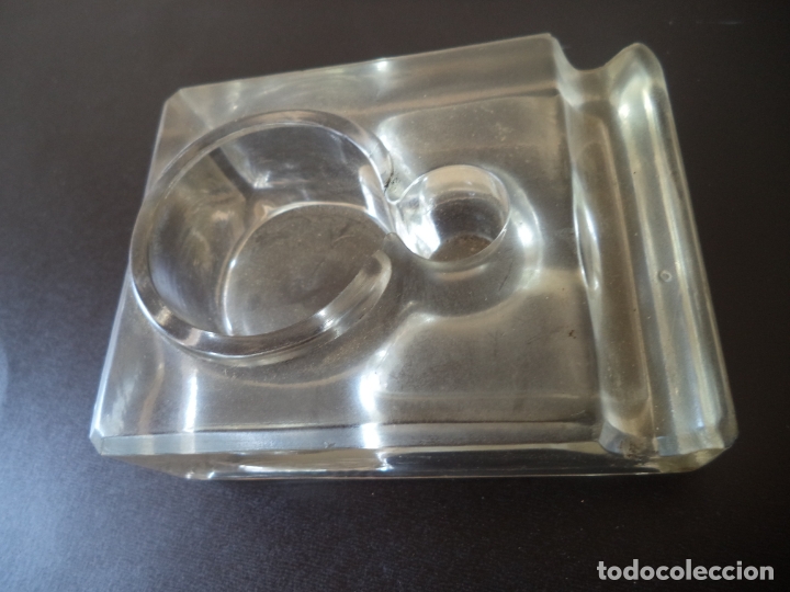 Escriban&iacute;a: BONITO tintero DE CRISTAL10,5X8 CM - Foto 1