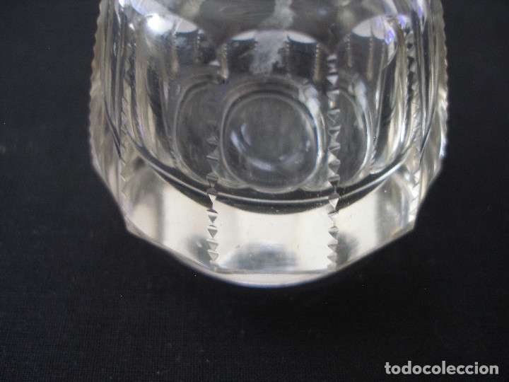 Escriban&iacute;a: Antiguo tintero cristal tallado - Foto 8