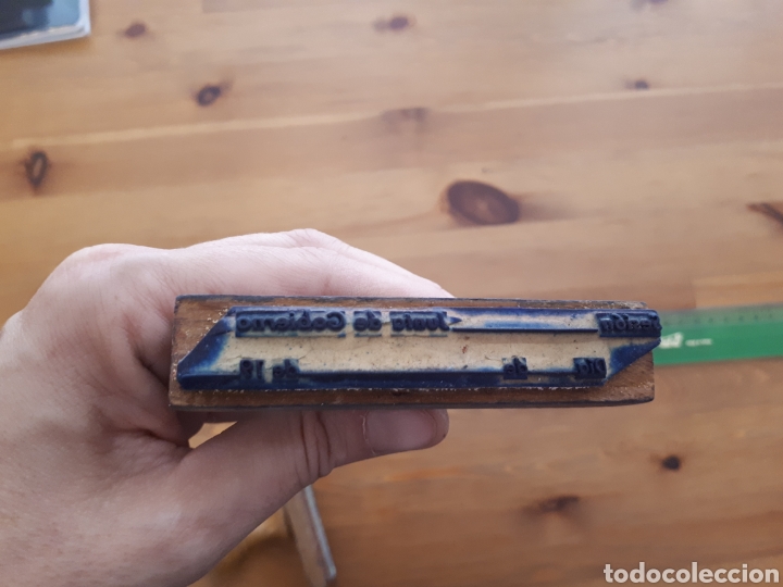 Escriban&iacute;a: Lote 2 antiguo sello tamp&oacute;n - Foto 3