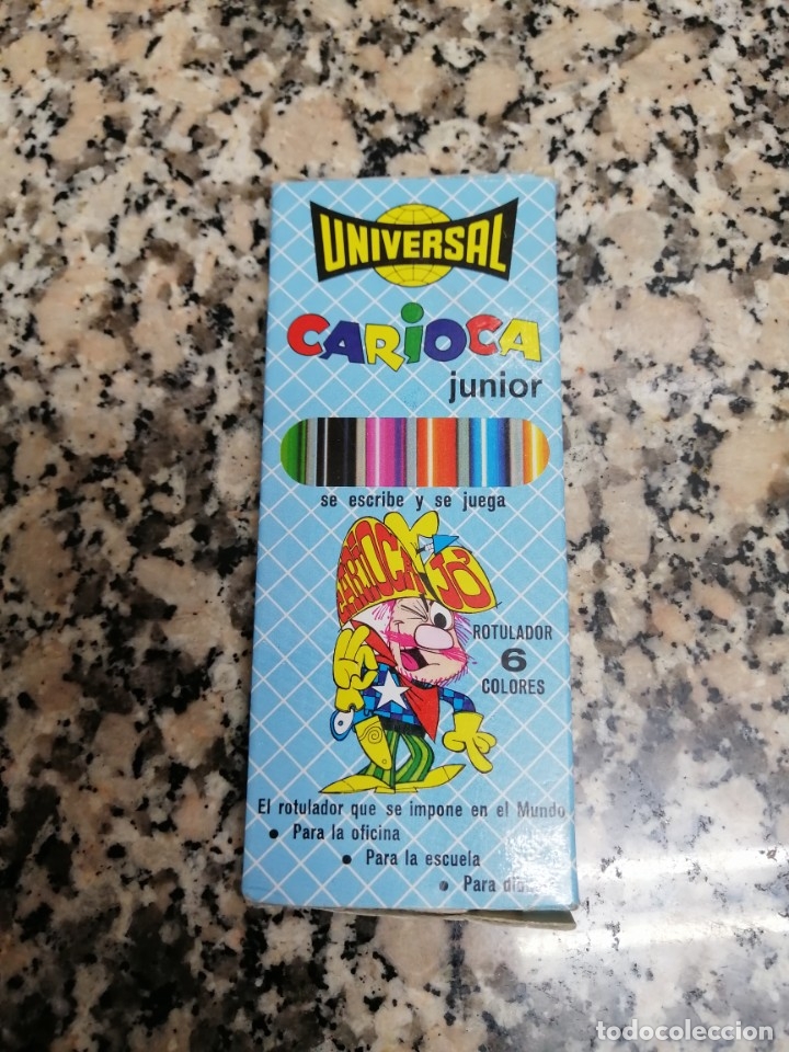 Escriban&iacute;a: CAJA 6 ROTULADORES CARIOCA JUNIOR - Foto 1