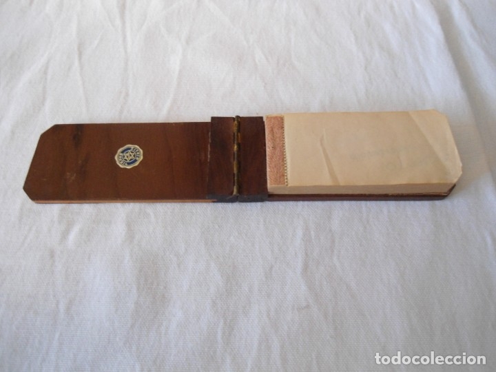 Escriban&iacute;a: PEQUE&Ntilde;O BLOC DE NOTAS TAPAS DE MADERA - Foto 2